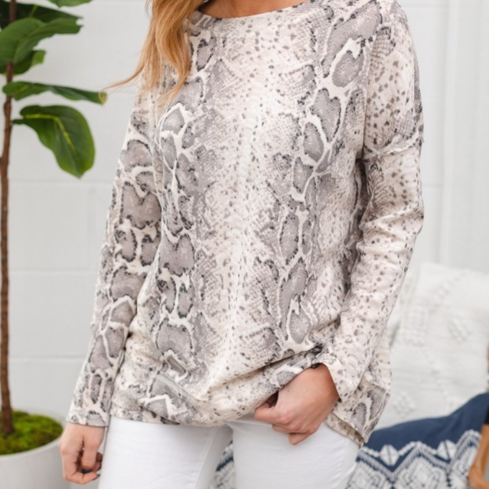 Snake Print Tunic - Picture 3 of 4
